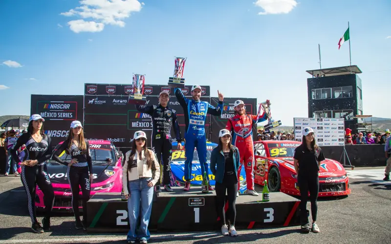 Rubén García Jr. arranca 2026 con su victoria 25 en NASCAR México