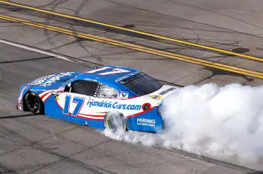 Corey Day gana en Talladega su primera carrera en la O'Reilly