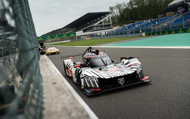 El 9X8 arranca desde la pole en Spa, la primera de Peugeot en Hypercar del WEC