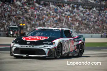 Bell corre en Pocono con fractura de muñeca por el choque de Michigan